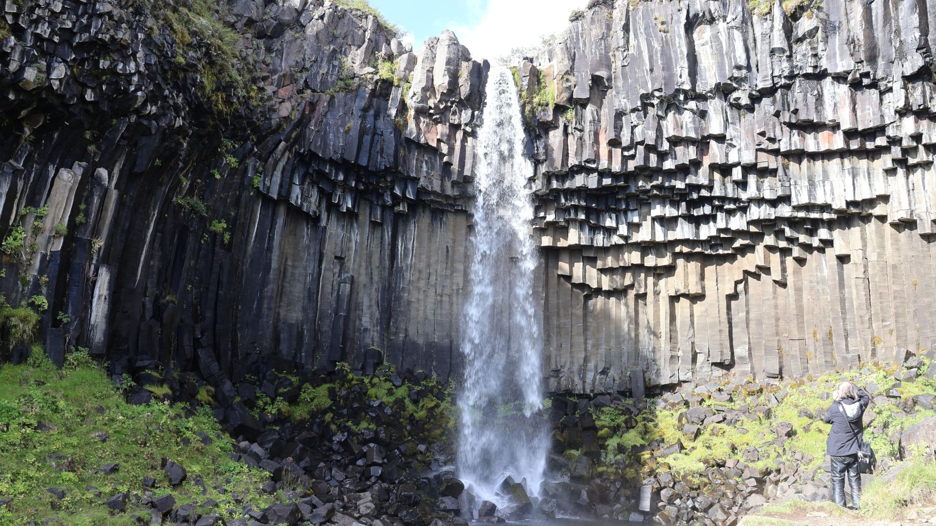 Svartifoss e le sue colonne di basalto nero